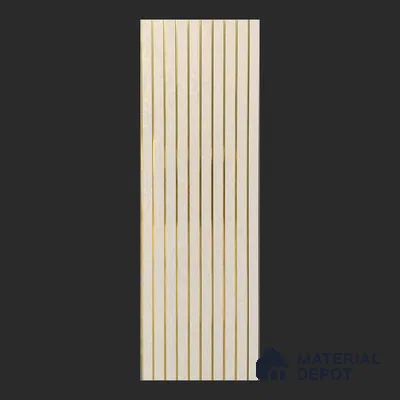Beige Stone Look PVC Louver/Panel | 10 ft x 1 ft | 10 - mm | PN 08018