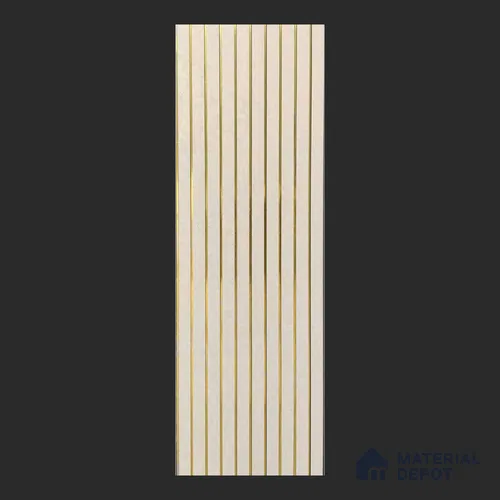 Beige Stone Look PVC Louver/Panel | 10 ft x 1 ft | 10 - mm | PN 08018