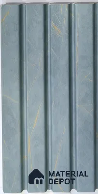 Blue Marble Look PN 07893 9.5 ft x 5 inch Charcoal Panel/Louver - 11 mm