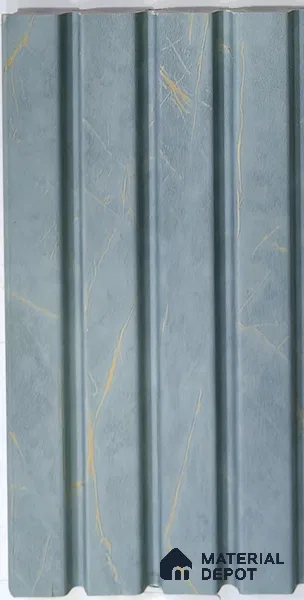 Blue Marble Look PN 07893 9.5 ft x 5 inch Charcoal Panel/Louver - 11 mm