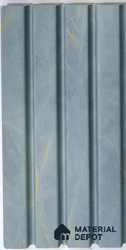 Blue Marble Look PN 07893 9.5 ft x 5 inch Charcoal Panel/Louver - 11 mm
