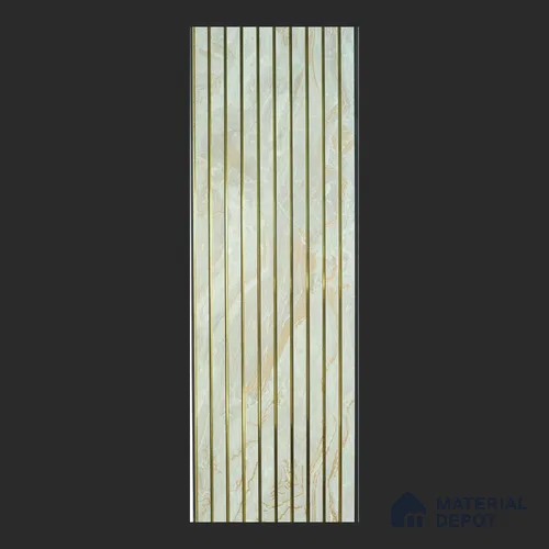 Beige Marble Look PVC Louver/Panel | 10 ft x 1 ft | 10 - mm | PN 08034