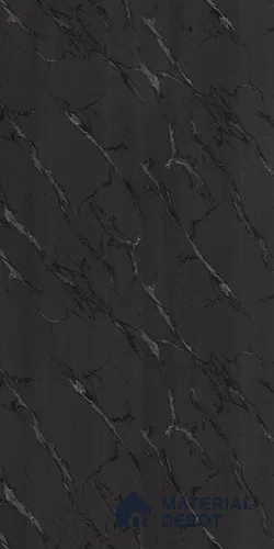 Black Marble Look LM 21888 8 ft x 4 ft Texture Finish Decorative Laminate - 1 mm | Suitable for TV Unit, Wardrobe, Kitchen Cabinets