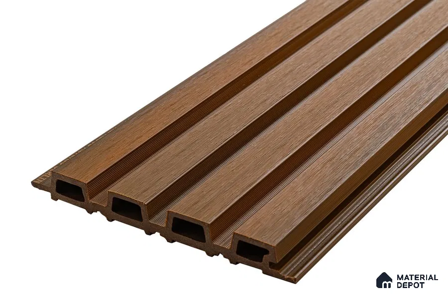 PN 06686 B (218 x 25 x 2895) mm WPC Cladding Exterior Wall Panel | 3 inch Screw for Framing (5 x 75) mm | 1.5 inch Screw for Profile Fixing (6 x 38) mm