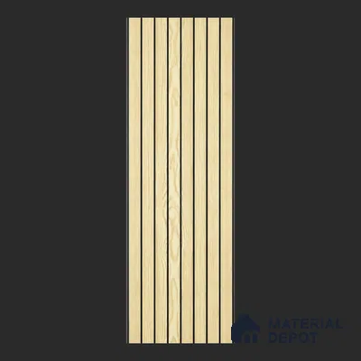 Brown Wood Look PVC Louver/Panel | 10 ft x 1 ft | 10 - mm | PN 08029