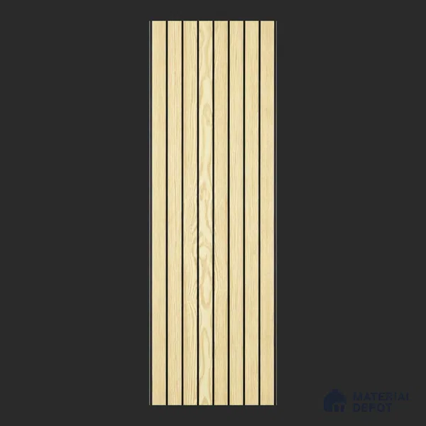 Brown Wood Look PVC Louver/Panel | 10 ft x 1 ft | 10 - mm | PN 08029
