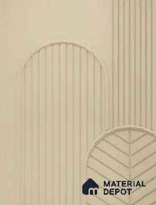 Duco Paintable Beige CNC Made HDHMR Panel 8 ft x 4 ft -25 mm