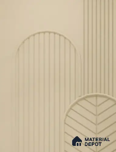 Duco Paintable Beige CNC Made HDHMR Panel 8 ft x 4 ft -25 mm