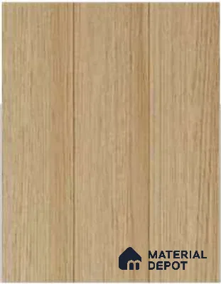 Brown Wooden Louver PN 05887 9 ft x 5 inch WPC Panel - 12 mm | Suitable for Feature Wall, TV Unit & Living Room | Width is Subjected to 5% Variation