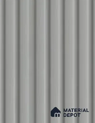 Grey Wooden Louver PN 05883 9 ft x 6.2 inch WPC Panel - 12 mm | Suitable for Feature Wall, TV Unit & Living Room | Width is Subjected to 5% Variation