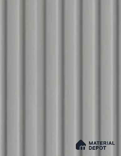 Grey Wooden Louver PN 05883 9 ft x 6.2 inch WPC Panel - 12 mm | Suitable for Feature Wall, TV Unit & Living Room | Width is Subjected to 5% Variation
