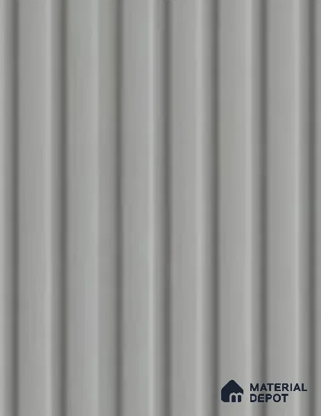 Grey Wooden Louver PN 05883 9 ft x 6.2 inch WPC Panel - 12 mm | Suitable for Feature Wall, TV Unit & Living Room | Width is Subjected to 5% Variation