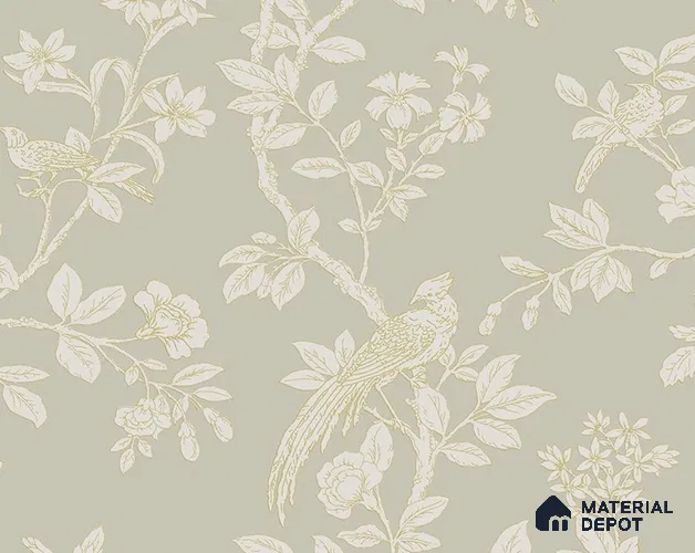 28162 | 10 Meter x 21 Inches Chinoserie Look Wallpaper - 57.41 Sq. Ft.