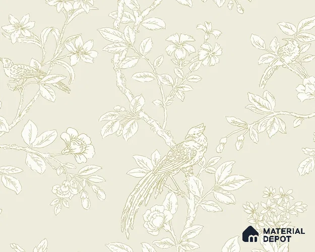 28163 | 10 Meter x 21 Inches Chinoserie Look Wallpaper - 57.41 Sq. Ft.