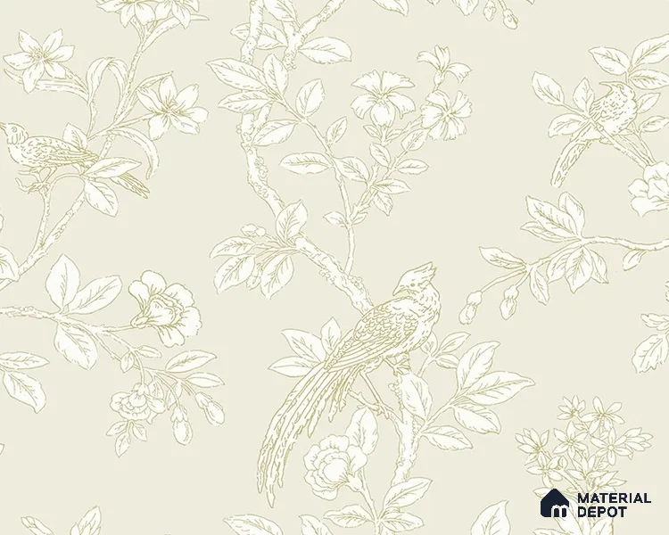 28163 | 10 Meter x 21 Inches Chinoserie Look Wallpaper - 57.41 Sq. Ft.