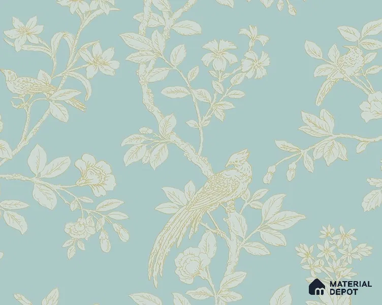 28164 | 10 Meter x 21 Inches Chinoserie Look Wallpaper - 57.41 Sq. Ft.