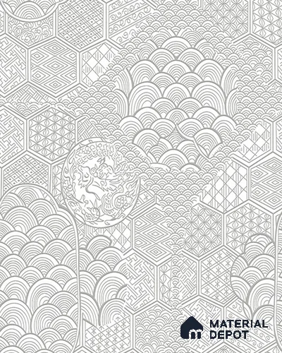 31505 | 10 Meter x 21 Inches Indian Look Wallpaper - 57.41 Sq. Ft.