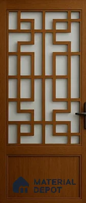 Duco Paintable Chinese Lattice 4.2 ft x 3.3 ft CNC Made MDF Panel - 12 mm