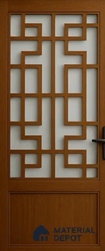 Duco Paintable Chinese Lattice 4.2 ft x 3.3 ft CNC Made MDF Panel - 12 mm