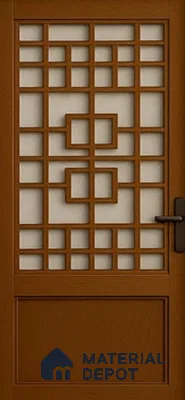Duco Paintable Classic Square Lattice 4.2 ft x 2.8 ft CNC Made MDF Panel - 12 mm
