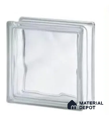 Clear Glass Block - 7.5"x 7.5"