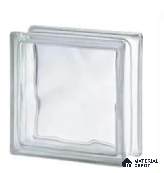 Clear Glass Block - 7.5"x 7.5"