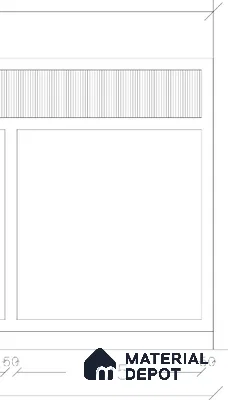 HR 00446 11.8 ft x 3 ft CNC Made HDHMR Panel - 17 mm