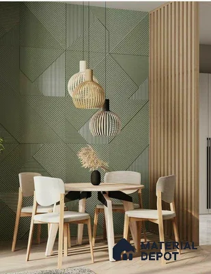 Duco Paintable Customised Decorative MDF 8 ft x 4 ft Board - 12 mm