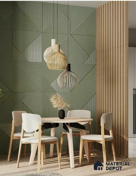 Duco Paintable Customised Decorative MDF 8 ft x 4 ft Board - 12 mm