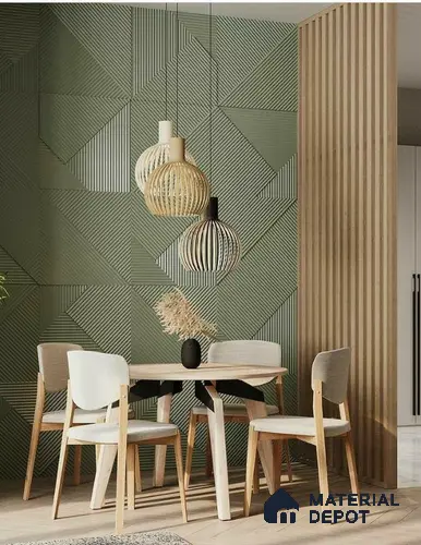 Duco Paintable Customised Decorative MDF 8 ft x 4 ft Board - 12 mm