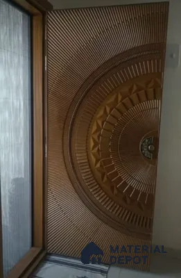 Customized Pattern CNC Made 8 ft x 4 ft HDHMR Door - 25 mm