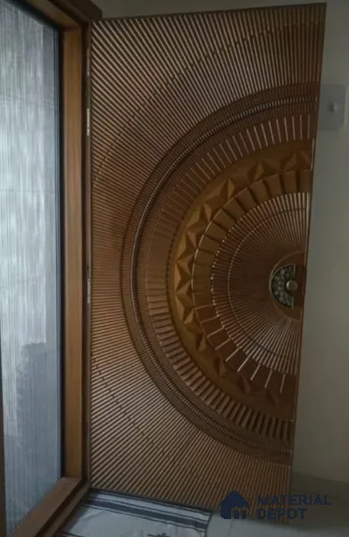 Customized Pattern CNC Made 8 ft x 4 ft HDHMR Door - 25 mm