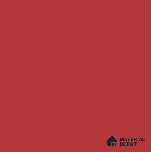 Brick Red Solid Colors LM 22481 8 ft x 4 ft Glossy Finish PVC Laminate - 1.25 mm | Suitable for Living Room, Kitchen, Office