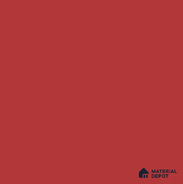 Brick Red Solid Colors LM 22481 8 ft x 4 ft Glossy Finish PVC Laminate - 1.25 mm | Suitable for Living Room, Kitchen, Office