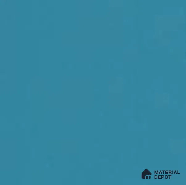 Cerulean Blue Solid Colors LM 22482 8 ft x 4 ft Glossy Finish PVC Laminate - 1.25 mm | Suitable for Living Room, Kitchen, Office
