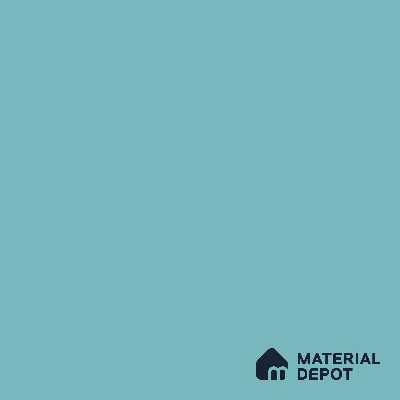 Sky Blue Solid Colors LM 22483 8 ft x 4 ft Glossy Finish PVC Laminate - 1.25 mm | Suitable for Living Room, Kitchen, Office