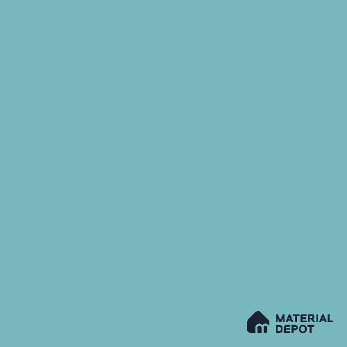 Sky Blue Solid Colors LM 22483 8 ft x 4 ft Glossy Finish PVC Laminate - 1.25 mm | Suitable for Living Room, Kitchen, Office