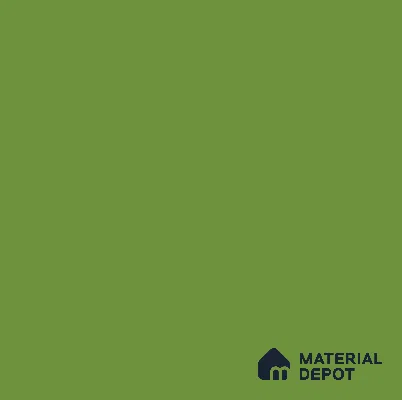Olive Green Solid Colors LM 22473 8 ft x 4 ft Glossy Finish PVC Laminate - 1.25 mm | Suitable for Living Room, Kitchen, Office