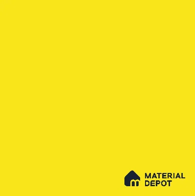 Bright Yellow Solid Colors LM 22474 8 ft x 4 ft Glossy Finish PVC Laminate - 1.25 mm | Suitable for Living Room, Kitchen, Office
