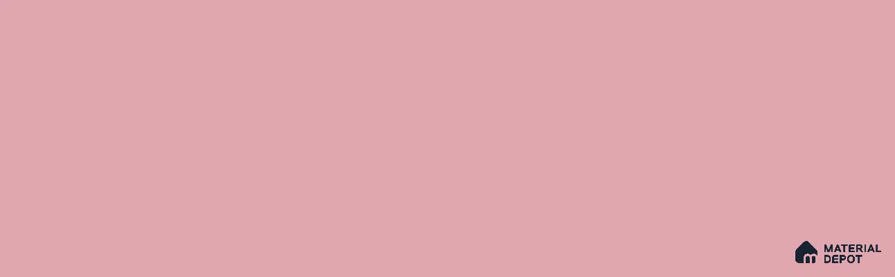Dusty Pink Solid Colors LM 22477 8 ft x 4 ft Glossy Finish PVC Laminate - 1.25 mm | Suitable for Living Room, Kitchen, Office
