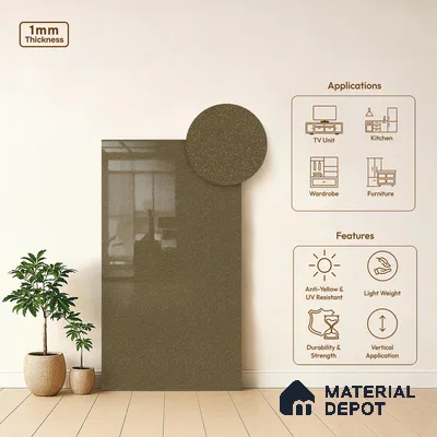 LM 21542 Beige Trail 8ft x 4ft Texture Finish Decorative Laminate - 1 mm | Suitable for TV Unit, Wardrobe, Kitchen Cabinets