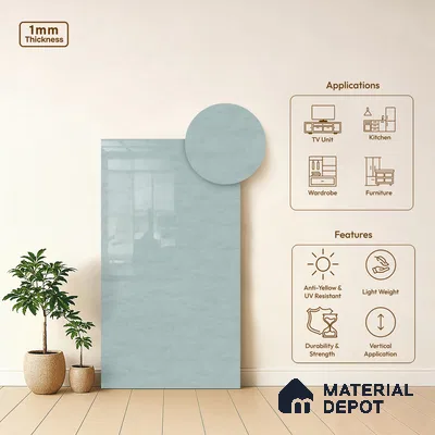 LM 21552 Cloud 8ft x 4ft Texture Finish Decorative Laminate - 1 mm | Suitable for TV Unit, Wardrobe, Kitchen Cabinets