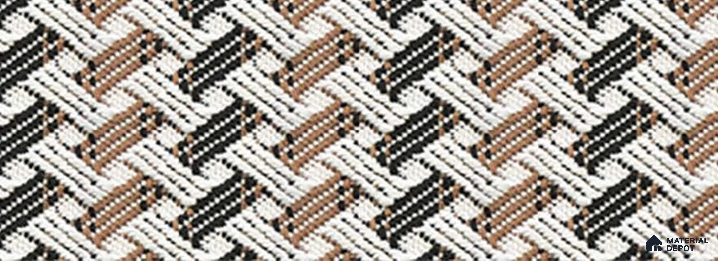 Brown Fabric Look LM 23011 8 ft x 4 ft Texture Finish Decorative Laminate - 1 mm | Suitable for TV Unit, Wardrobe, Kitchen Cabinets