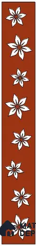 Duco Paintable Flora Exterior Grade MDF 1860 x 260 mm Panel - 17 mm