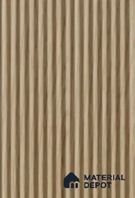 Brown Wooden Louver PN 05863 (VF 631) 9 ft x 6 inch  Panel - 5 mm | Suitable for Feature Wall, TV Unit & Living Room | Width is Subjected to 5% Variation
