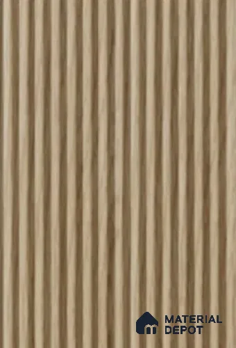 Brown Wooden Louver PN 05863 (VF 631) 9 ft x 6 inch  Panel - 5 mm | Suitable for Feature Wall, TV Unit & Living Room | Width is Subjected to 5% Variation