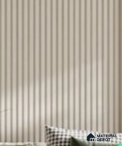 Duco Paintable Fluted Wall 1 8 ft x 4 ft CNC Made HDHMR - 12 mm