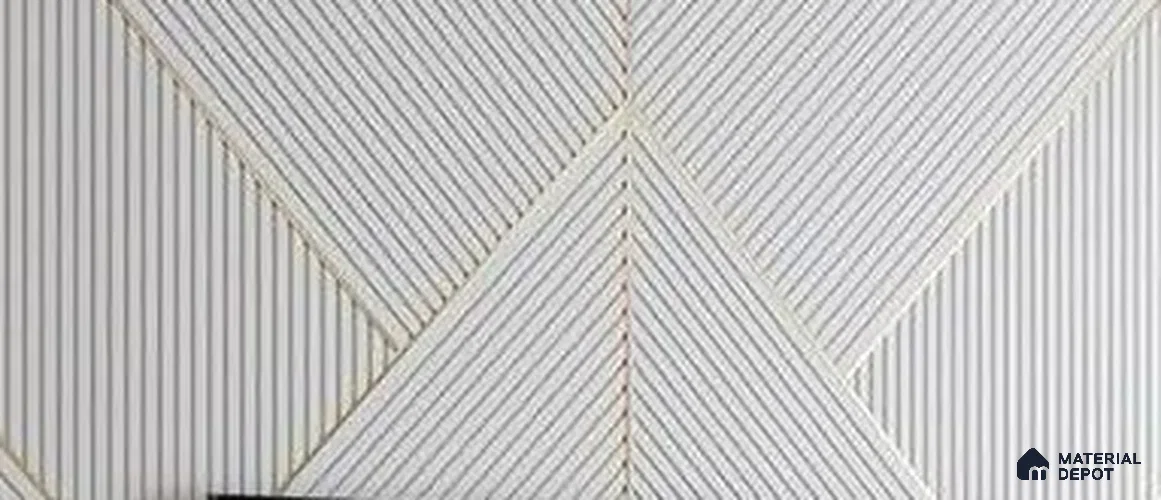 Duco Paintable FluteGrid CNC Made HDHMR Panel 8 ft x 4 ft - 12 mm