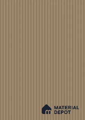 Fluted Solid Color Look LM 01195 Moon Stone 8 ft x 4 ft Texture Finish Laminates - 1 mm  | Suitable for TV Unit, Wardrobe, Kitchen Cabinets