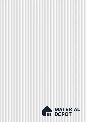 Fluted Solid Color Look LM 01347 Nickel Grey 8 ft x 4 ft Texture Finish Decorative Laminate - 1 mm  | Suitable for TV Unit, Wardrobe, Kitchen Cabinets
